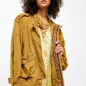 Free People Jayde Safari Utility Jacket